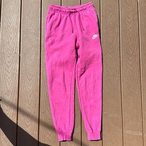 Nike sweatpants pink xs